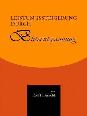 cover image of Leistungssteigerung durch Blitzentspannung
